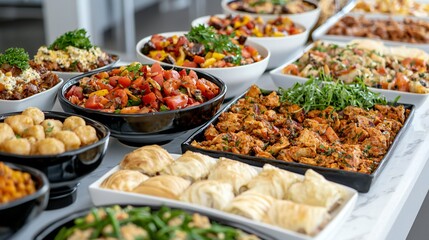 Black history month, Delicious Buffet Catering Food Party Food Platters Variety of Dishes