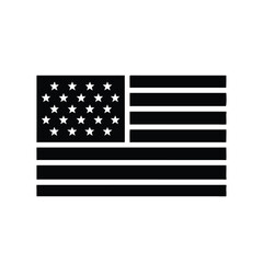 black and white flag of united states of america