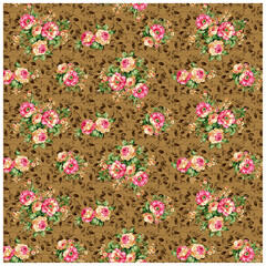 Seamless floral pattern design 