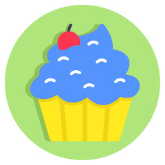 Premium download icon muffin