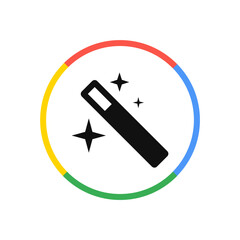 Fototapeta premium Magic Wand Icon 