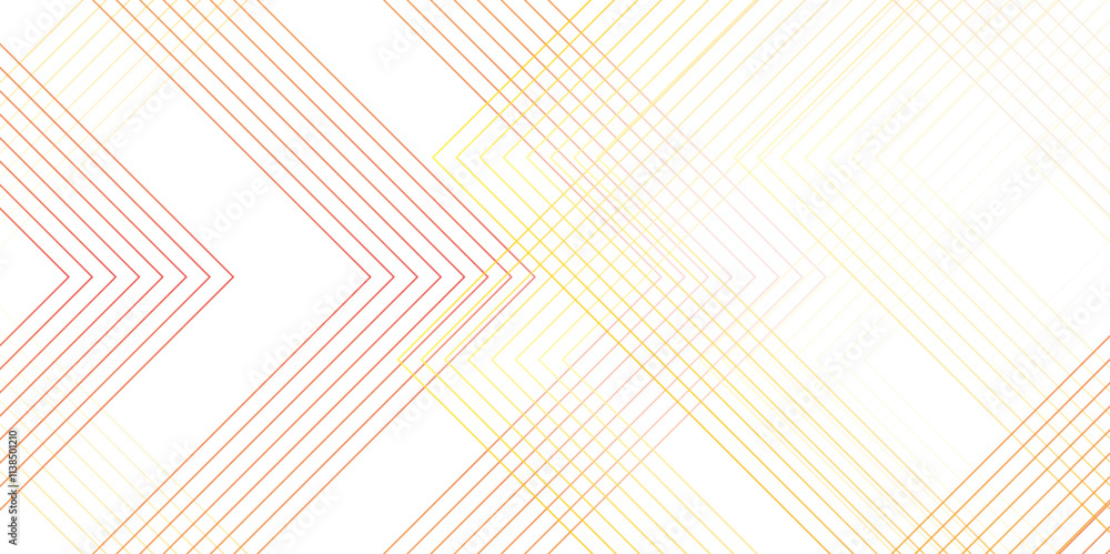 Poster Abstract modern minimalistic golden and red geometric line with layered geometric triangle shapes. Concept for dynamic websites, striking posters, and business. Square triangle with lines background