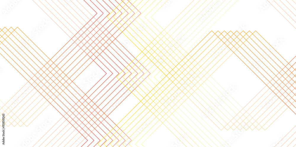 Poster Abstract modern minimalistic golden and red geometric line with layered geometric triangle shapes. Concept for dynamic websites, striking posters, and business. Square triangle with lines background