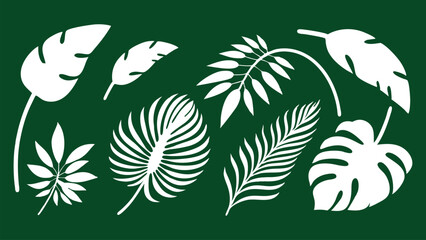 Green Tropical Leaf Collection