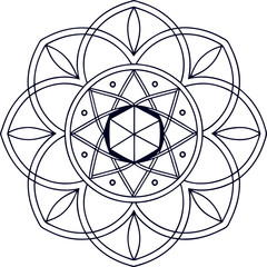 Fototapeta premium Easy Mandala Art 