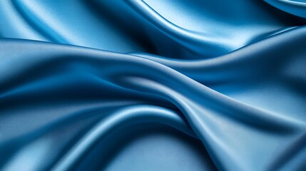 Fototapeta premium 23. A textured blue background resembling fabric with soft highlights