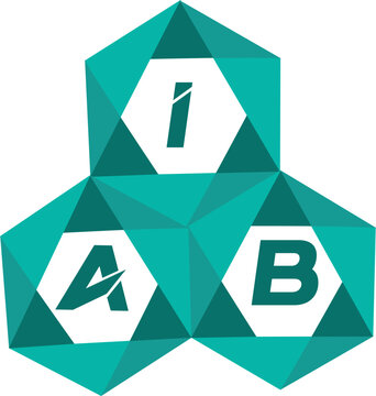 IAB creative minimalist letter logo. IAB unique vector initials alphabet letter logo design