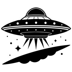 ufo in space