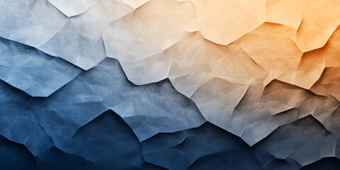 Fototapeta premium Arctic morning abstract gradient with golden frost patterns