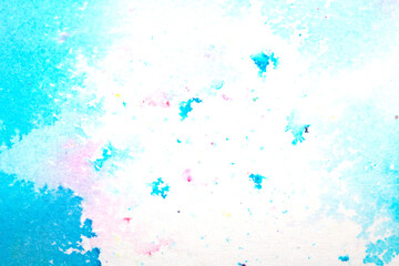 Explosion of Watercolor Paint Powder Pastel Multicolour Background Creative Pop of Color