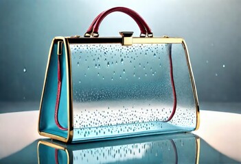 A stylish fashion bag captured in professional lighting, creating a visually appealing commercial photo for ads and promotions.