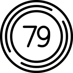 Seventy nine Icon