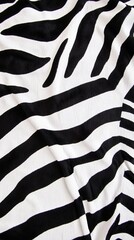 Captivating Zebra Stripe Pattern in Striking Monochrome