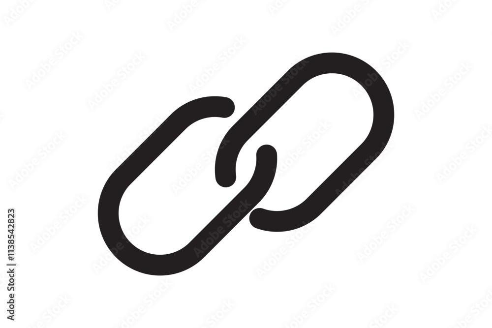 Poster link icon vector for web, computer and mobile app