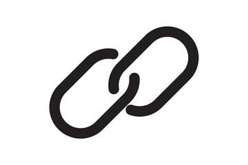 Link icon vector for web, computer and mobile app