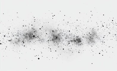Abstract grayscale image of scattered dark dots and blotches