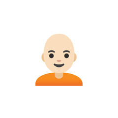 Bald Person Emoji

