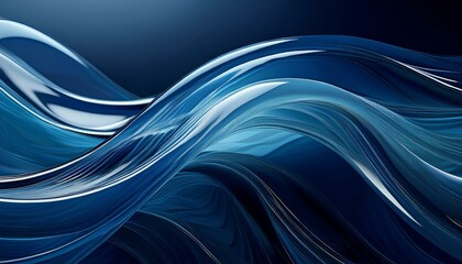 Blue wavy background wave backdrop wallpaper plastic glass light reflection