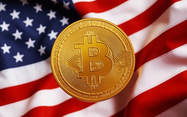 Golden Bitcoin, Waving Flag
