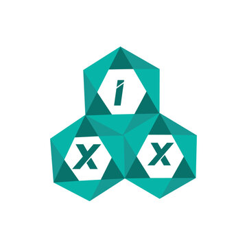 IXX creative minimalist letter logo. IXX unique vector initials alphabet letter logo designIXX creative minimalist letter logo. IXX unique vector initials alphabet letter logo design