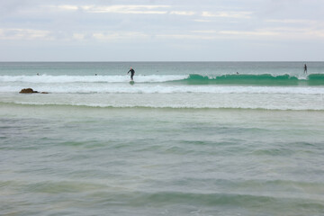 Surfing Beach St. Ives, Cornwall, England