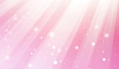 Obraz premium Pink Abstract Background with Light Rays and Sparkle