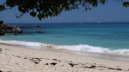 Seszele Seychelles krajobrazy plaże ocean