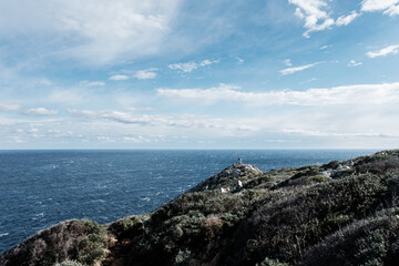 Fototapeta premium view from the top of the cliff