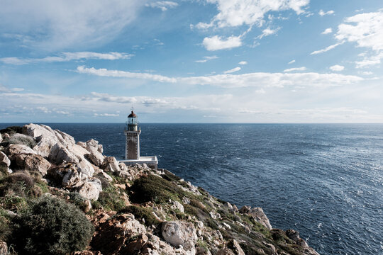 lighthouse on the coast - Powered by Adobe