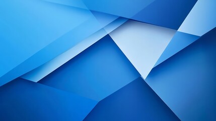 Obraz premium Abstract Blue Geometric Shapes Background Design