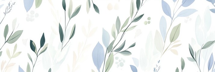 Flowers illustrated in watercolor. Manually composed artwork. Comprehensive collection of watercolor elements.