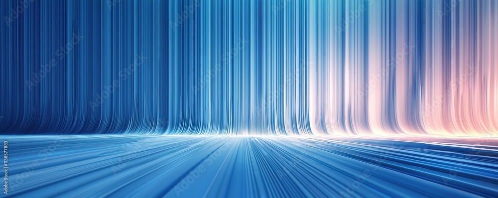 Poster abstract blue and white line background with gradient effect