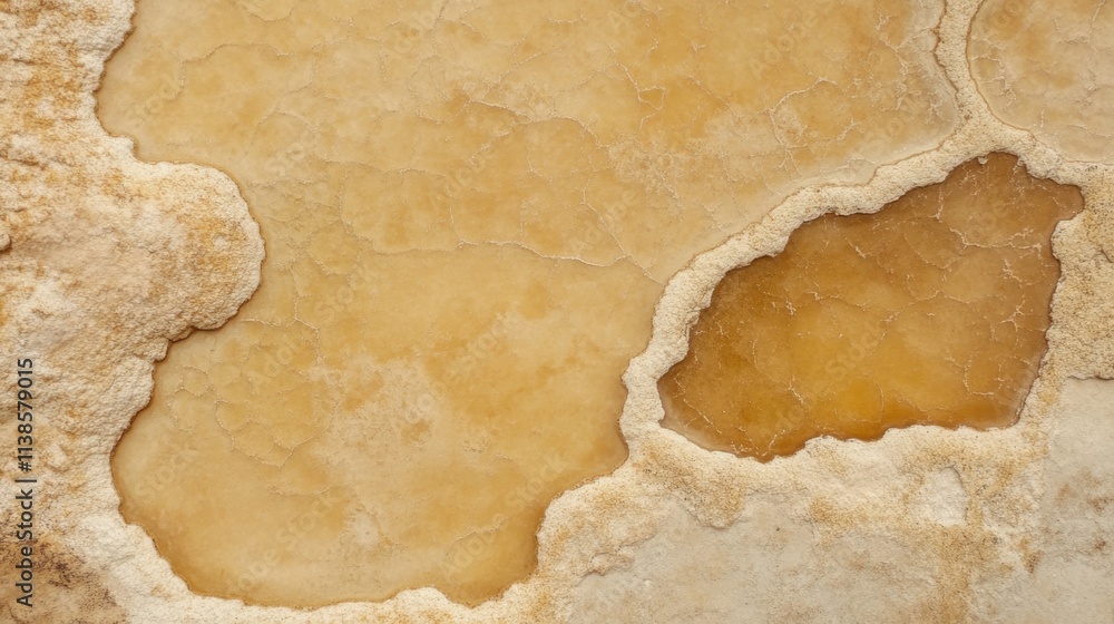 Poster close-up view of natural textured surface with earthy tones and patterns