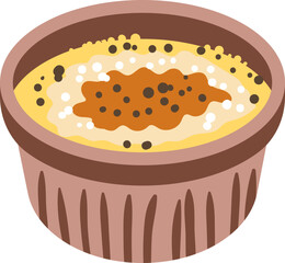 Creme brulee is a French Christmas dessert.