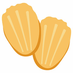 Madeleines is a French Christmas dessert.