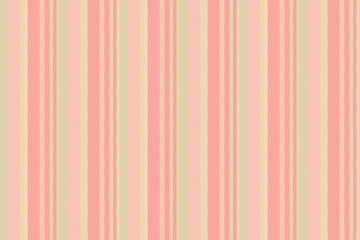 Ffrica pattern fabric vector, folded background lines vertical. Sashioned texture seamless textile stripe in light and red colors.
