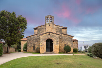 Oviedo, Spain. Pre-Romanesque church dating to the 9th century. Iglesia de San Julian de los Prados