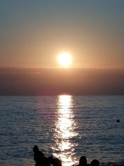 Fototapeta premium sunset on the sea