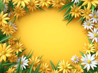 flowers frame