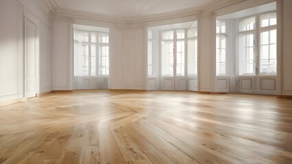 Fototapeta premium Minimalist Serenity with Airy Spaces and Gentle Light