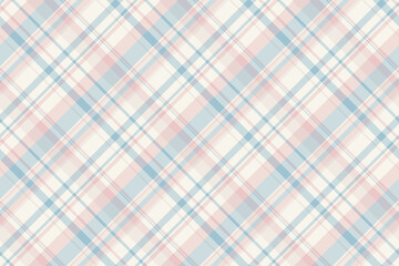 Glamor texture tartan pattern, glamour check plaid vector. Decoration seamless background textile fabric in light and white colors.