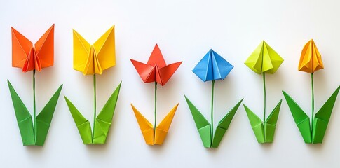 pencils on white background