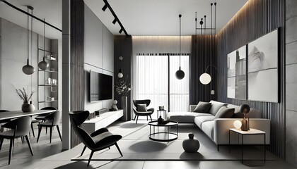 Minimalist Serenity with Open Spaces