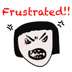Frustrated girl 