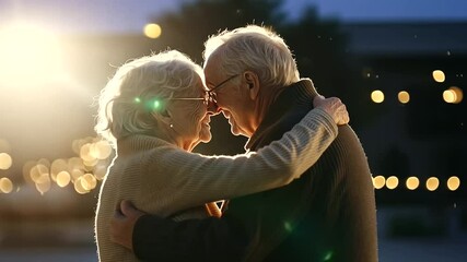 Elderly Couple Celebrating Appreciation on World Thank You Day
