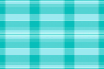 Card vector pattern seamless, gentle background texture textile. Mosaic fabric plaid tartan check in teal and cyan colors.