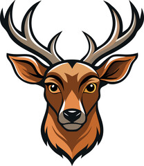 deer head vector