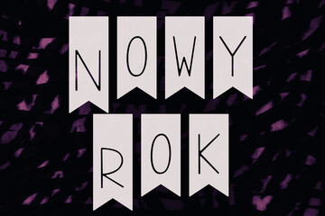 Fototapeta na wymiar Nowy rok