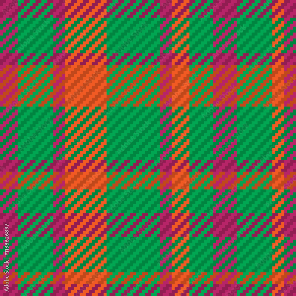 Poster seamless pattern of scottish tartan plaid. repeatable background with check fabric texture. vector b
