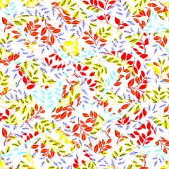 leaf seamless patterns